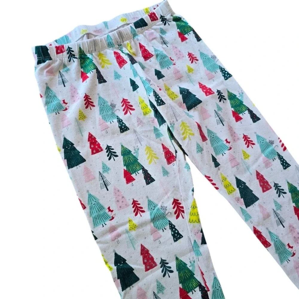 Justice Cat and Jack Leggings Kids 14 XL Multi Holiday Christmas Tree Reindeer‎